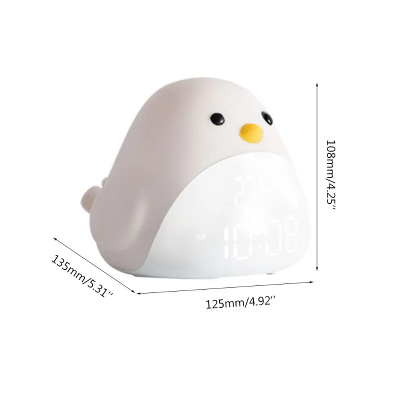 Alarm Clock Night Light Tap Sensor Lovely Bird USB LCD Display Time Temp / Bedside Lamp for Home Kids Gift
Alarm Clock Night Light Tap Sensor Lovely Bird USB LCD Display Time Temp / Bedside Lamp for Home Kids Gift