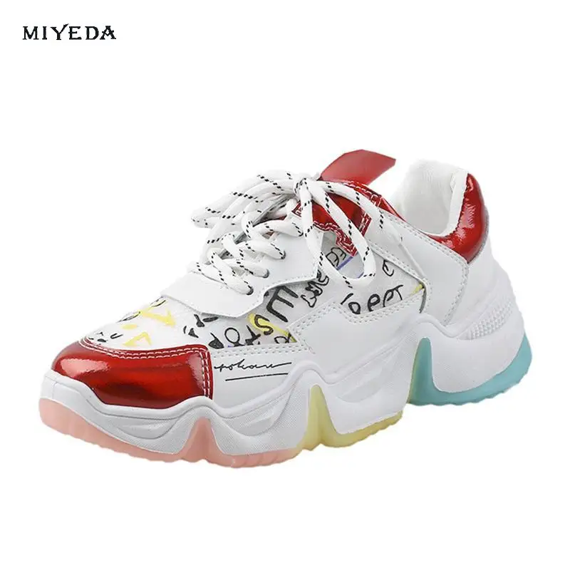 2020 New Design Sneakers Girls Mixed Colors Lace-up Silver Green Red Spring/autumn Women Sports Shoes
2020 New Design Sneakers Girls Mixed Colors Lace-up Silver Green Red Spring/autumn Women Sports Shoes