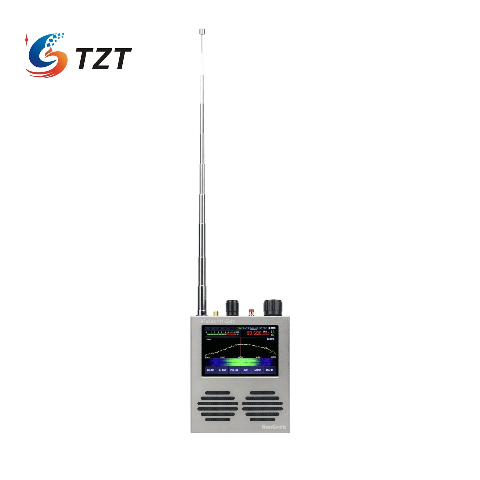 TZT New 1.10c Malachite radio Malahit DSP portable SDR receiver 50KHz-2GHz shortwave radio 3.5" Touch Screen
TZT New 1.10c Malachite radio Malahit DSP portable SDR receiver 50KHz-2GHz shortwave radio 3.5" Touch Screen