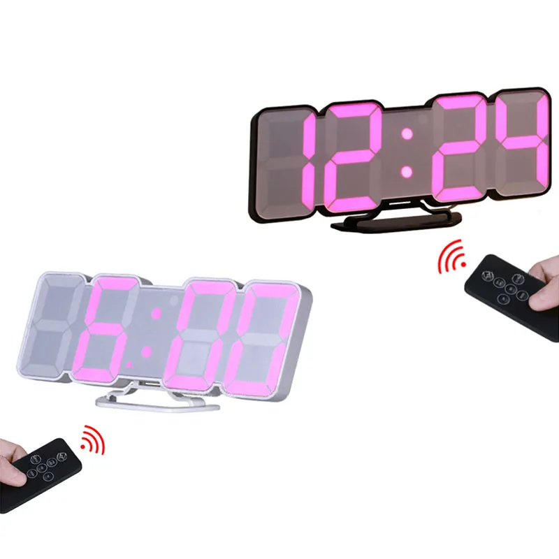 3D Wireless Remote Digital Wall Alarm Clock,115 Color Variations Of Led Digital, Voice Control Mode,Controller
3D Wireless Remote Digital Wall Alarm Clock,115 Color Variations Of Led Digital, Voice Control Mode,Controller