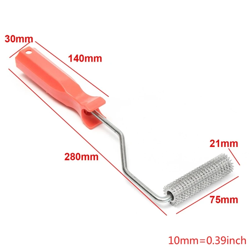 Laminating Bubble Roller Aluminum Alloy Fiberglass Paddle Roller Bubble Roller Tool Kit Comfortable Handling Tool 75x21mm
Laminating Bubble Roller Aluminum Alloy Fiberglass Paddle Roller Bubble Roller Tool Kit Comfortable Handling Tool 75x21mm