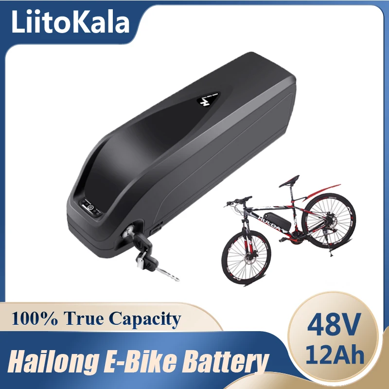 Литиевая батарея LiitoKala для электровелосипеда, 48 В, 12 Ач, для Bafang, USB-порт, Мощная батарея для преобразования электровелосипеда
Литиевая батарея LiitoKala для электровелосипеда, 48 В, 12 Ач, для Bafang, USB-порт, Мощная батарея для преобразования электровелосипеда