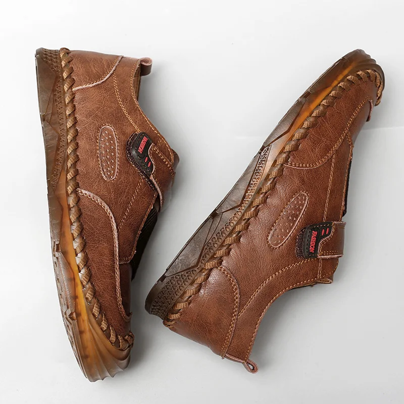 2021 New Men's Casual Genuine Leather Shoes Vintage Male Comfortable Handmade Loafers Classic Man Slip-on Flats Big Size 38-47
2021 New Men's Casual Genuine Leather Shoes Vintage Male Comfortable Handmade Loafers Classic Man Slip-on Flats Big Size 38-47