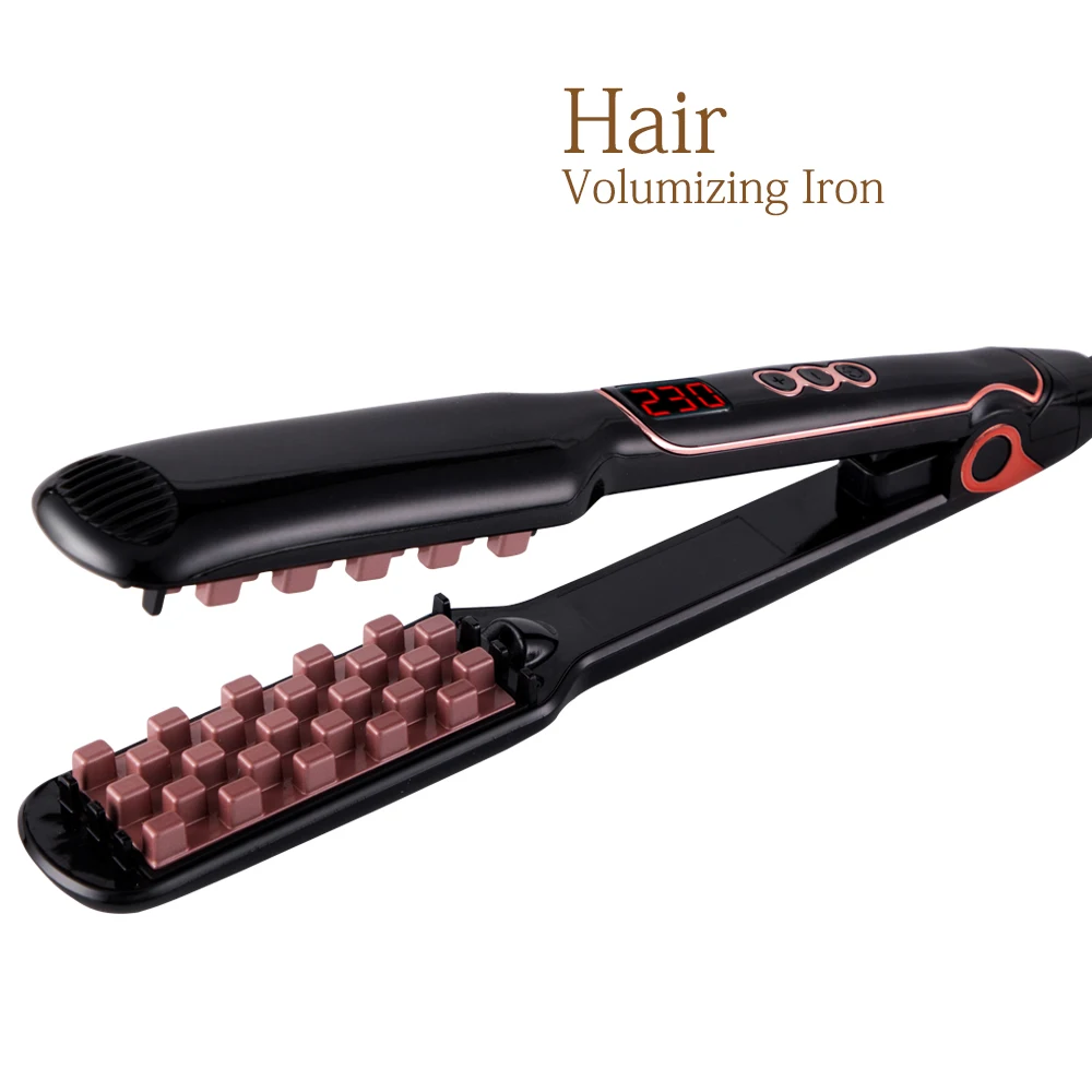 Curling Iron Volumizing Hair Iron Corrugation Hair Curler 2 In 1 Flat Iron Hair Straightener Curling Tongs Crimping Hair Iron
Curling Iron Volumizing Hair Iron Corrugation Hair Curler 2 In 1 Flat Iron Hair Straightener Curling Tongs Crimping Hair Iron