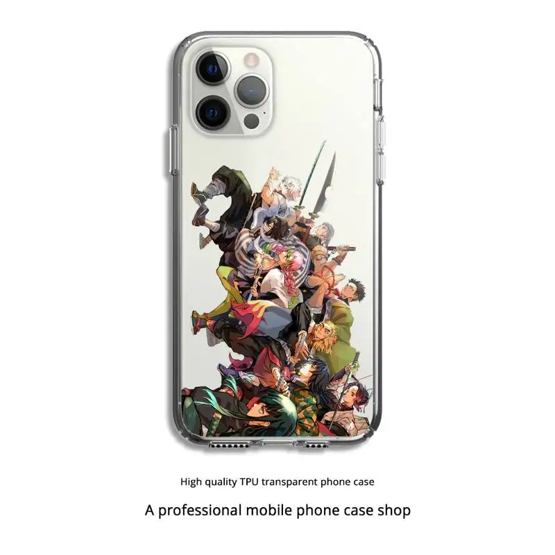 Anime Demon Slayer Phone Case Clear Cover For Iphone 5 6 7 8 11 12 plus XR X XS SE2020 11/12PRO Max Transparent Cases
Anime Demon Slayer Phone Case Clear Cover For Iphone 5 6 7 8 11 12 plus XR X XS SE2020 11/12PRO Max Transparent Cases