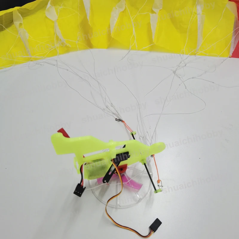Парашютный двигатель RC с сервоприводом ESC мощный комплект 3d-печатной рамой 81 см