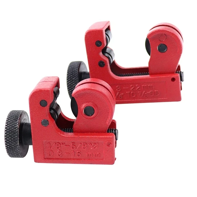 Mini Tube Cutter Cutting Tool Pipe Cutter for 3-16/3-22mm Copper Brass Aluminium Plastic Tube Shear Plumbing Tool 2 Pack
Mini Tube Cutter Cutting Tool Pipe Cutter for 3-16/3-22mm Copper Brass Aluminium Plastic Tube Shear Plumbing Tool 2 Pack