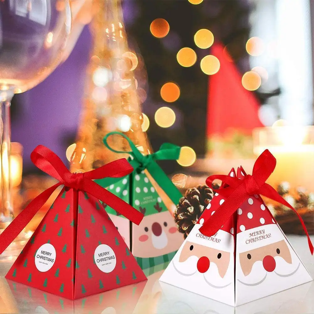 

Рождественская коробка для конфет, рождественские подарочные упаковочные коробки, бумажные коробки для празднования дня рождения, Детские...
