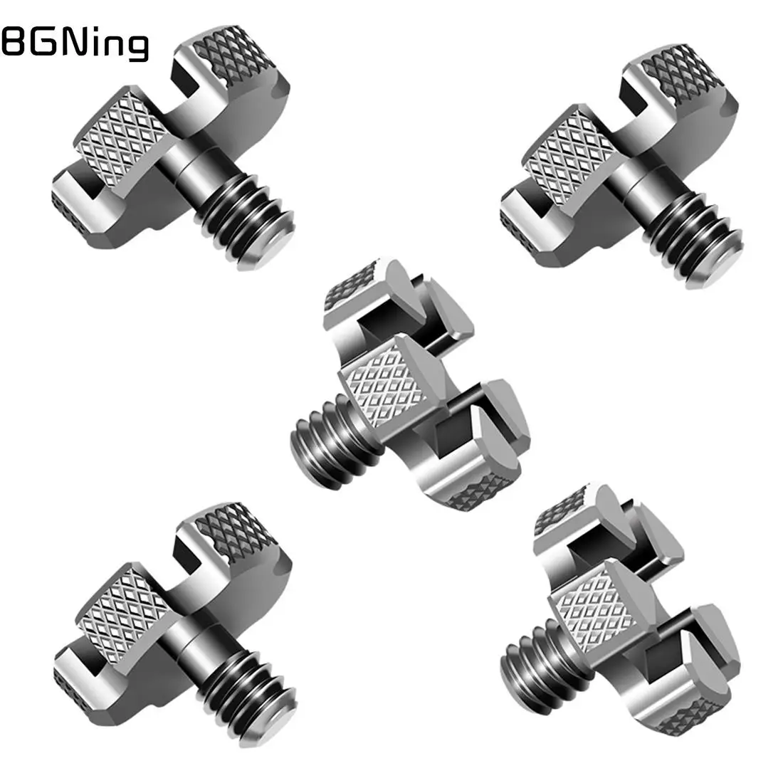 BGNing 5x Stainless 1/4" Inch Adapter Screws for Gimbal to DSLR SLR Cameras with Top Slotted 3mm Quick Release Locking Mount
BGNing 5x Stainless 1/4" Inch Adapter Screws for Gimbal to DSLR SLR Cameras with Top Slotted 3mm Quick Release Locking Mount