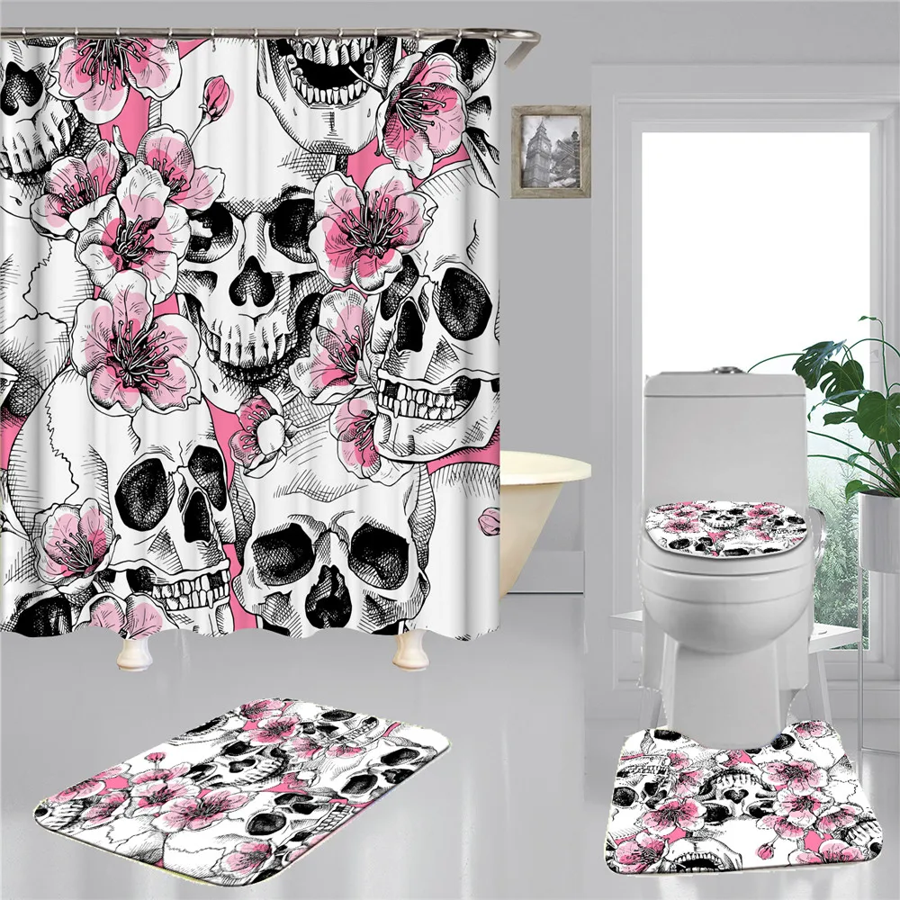 3d Shower Curtain Sugar Skull Printing With Hooks Flowers Hanging Curtains Bathroom Waterproof Cover Screen
3d Shower Curtain Sugar Skull Printing With Hooks Flowers Hanging Curtains Bathroom Waterproof Cover Screen