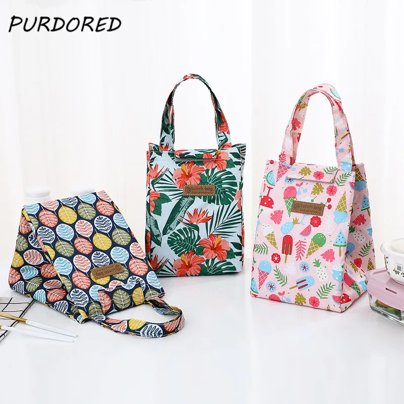 PURDORED 1 Pc Floral Lunch Bag for Women Food Picnic Lunch Insulated Cooler Bags Portable Student Lunch Bag Breakfast Pouch
PURDORED 1 Pc Floral Lunch Bag for Women Food Picnic Lunch Insulated Cooler Bags Portable Student Lunch Bag Breakfast Pouch