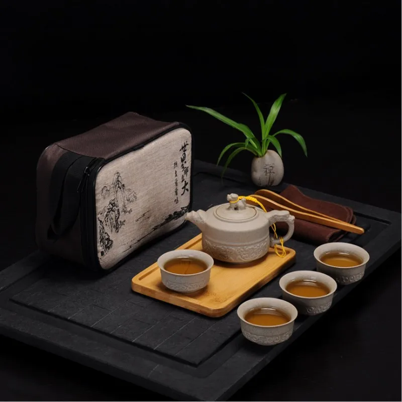 Tea set Include 1 Pot 4 Cup,High quality elegant gaiwan,Beautiful and easy teapot kettle and teacup,Travel kettle,free shipping
Tea set Include 1 Pot 4 Cup,High quality elegant gaiwan,Beautiful and easy teapot kettle and teacup,Travel kettle,free shipping