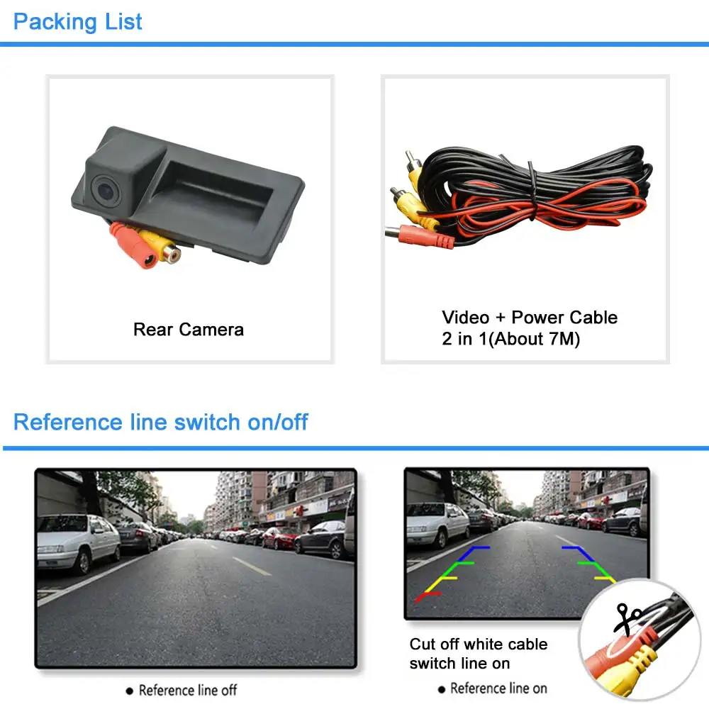 HD CCD Car Trunk Rear View Camera Wide Angle 170 Waterproof for Audi A3 A4L VW Sagitar Touran Skoda Octavia
HD CCD Car Trunk Rear View Camera Wide Angle 170 Waterproof for Audi A3 A4L VW Sagitar Touran Skoda Octavia