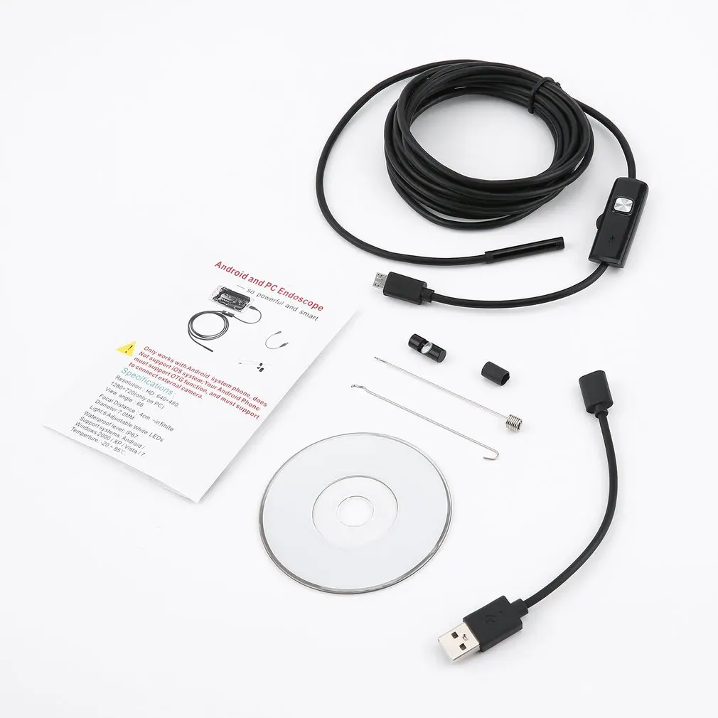 Эндоскоп мини Камера Отоскоп Usb безопасности Камера 5,5 мм для смартфон Android и ПК отоскоп инспекции Камера
Эндоскоп мини Камера Отоскоп Usb безопасности Камера 5,5 мм для смартфон Android и ПК отоскоп инспекции Камера