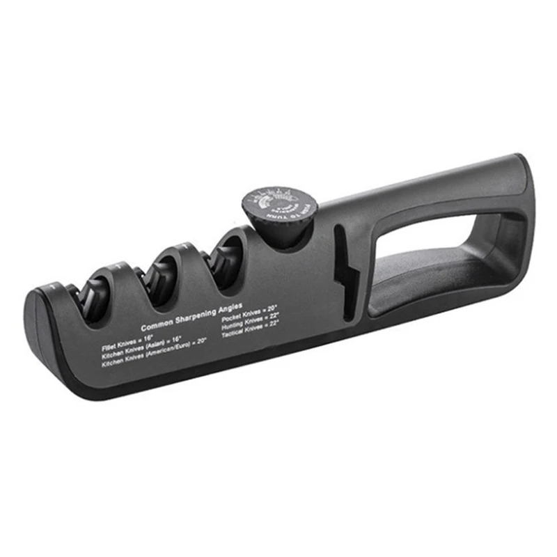 Knife Sharpener Adjustable 4 in 1 Manual Sharpener Tool with NonSlip Base Perfect for Chef and Home Kitchen Use
Knife Sharpener Adjustable 4 in 1 Manual Sharpener Tool with NonSlip Base Perfect for Chef and Home Kitchen Use