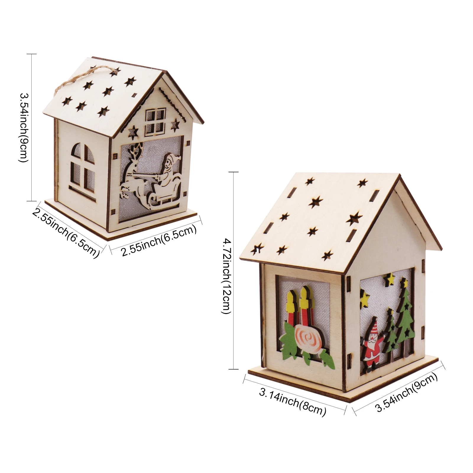 1pc Christmas LED Light Wooden House Showcase Storage Shelf Christmas Tree Holiday Decoration Hanging Decor with Light Lamp
1pc Christmas LED Light Wooden House Showcase Storage Shelf Christmas Tree Holiday Decoration Hanging Decor with Light Lamp