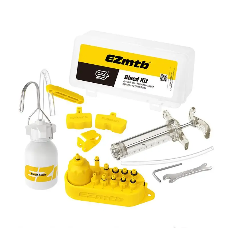 Ezmtb bleed kit bicycle brake tools MTB Bike Mineral Oil Fluid Set Metal Adapter
Ezmtb bleed kit bicycle brake tools MTB Bike Mineral Oil Fluid Set Metal Adapter