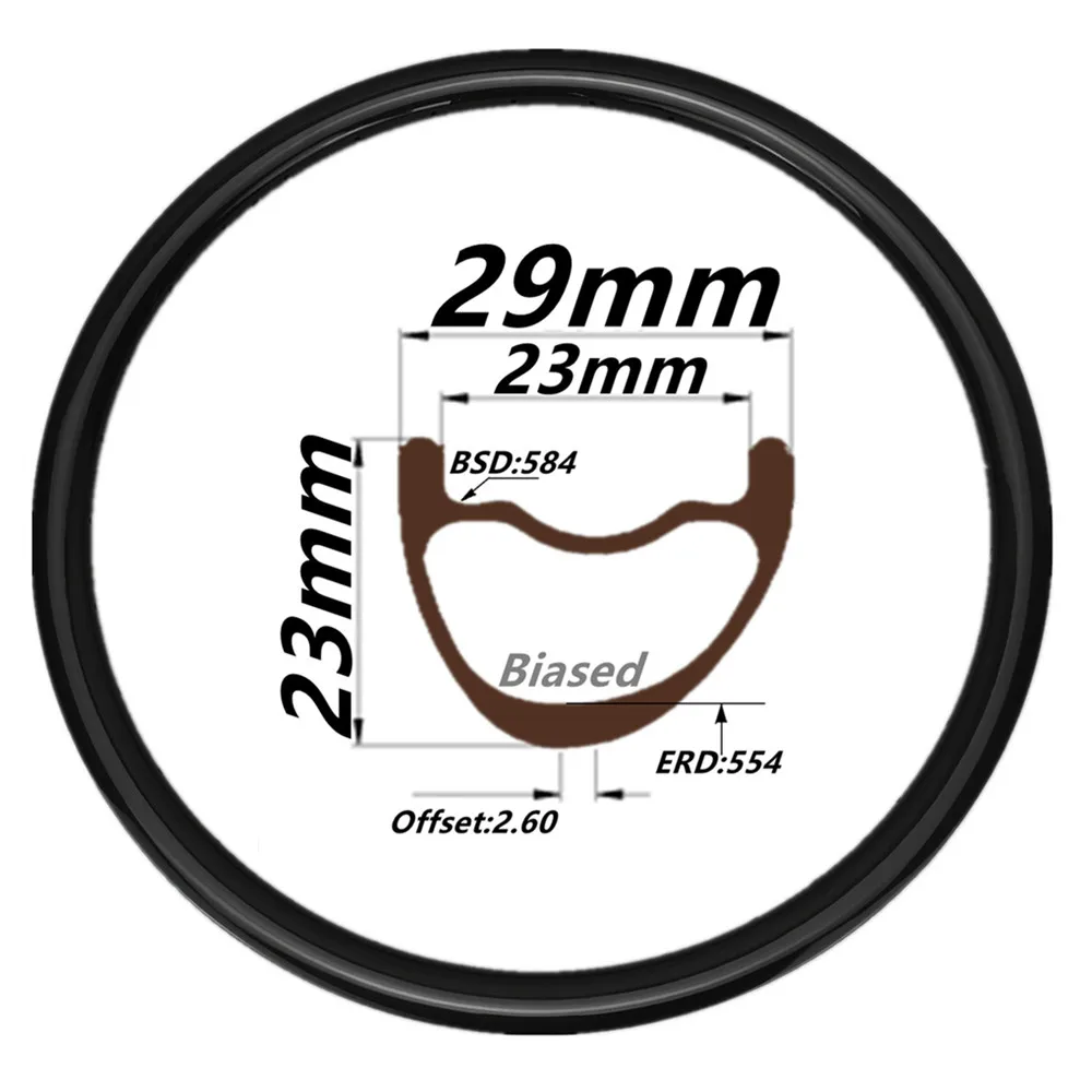 29x23mm 27.5er MTB Bike Circle Ring High Quality Mountain Bicycle Carbon MTB Rim 23mm Depth 29mm Width Tubeless MTB Carbon Rim
29x23mm 27.5er MTB Bike Circle Ring High Quality Mountain Bicycle Carbon MTB Rim 23mm Depth 29mm Width Tubeless MTB Carbon Rim