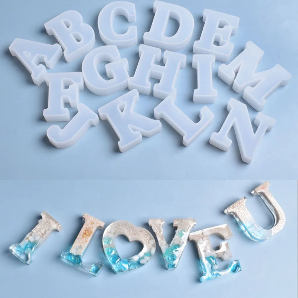 1pcs A-Z Transparent Alphabet Silicone Mold Letter Epoxy Resin Mold for DIY Jewelry Pendant Accessories Making
1pcs A-Z Transparent Alphabet Silicone Mold Letter Epoxy Resin Mold for DIY Jewelry Pendant Accessories Making
