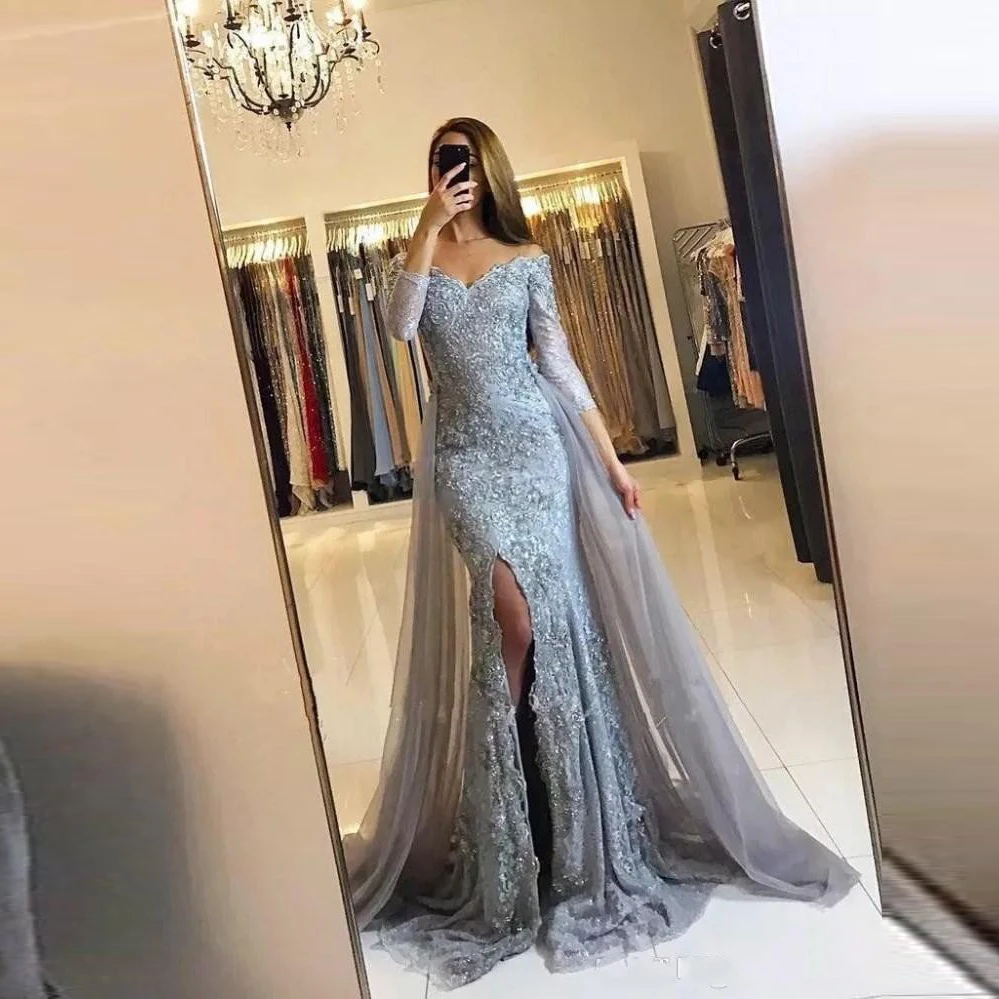 Evening Dresses Removable Overskirt abiye robe de soiree New Elegant Evening Dress With Sleeves Applique vestido de fiesta
Evening Dresses Removable Overskirt abiye robe de soiree New Elegant Evening Dress With Sleeves Applique vestido de fiesta