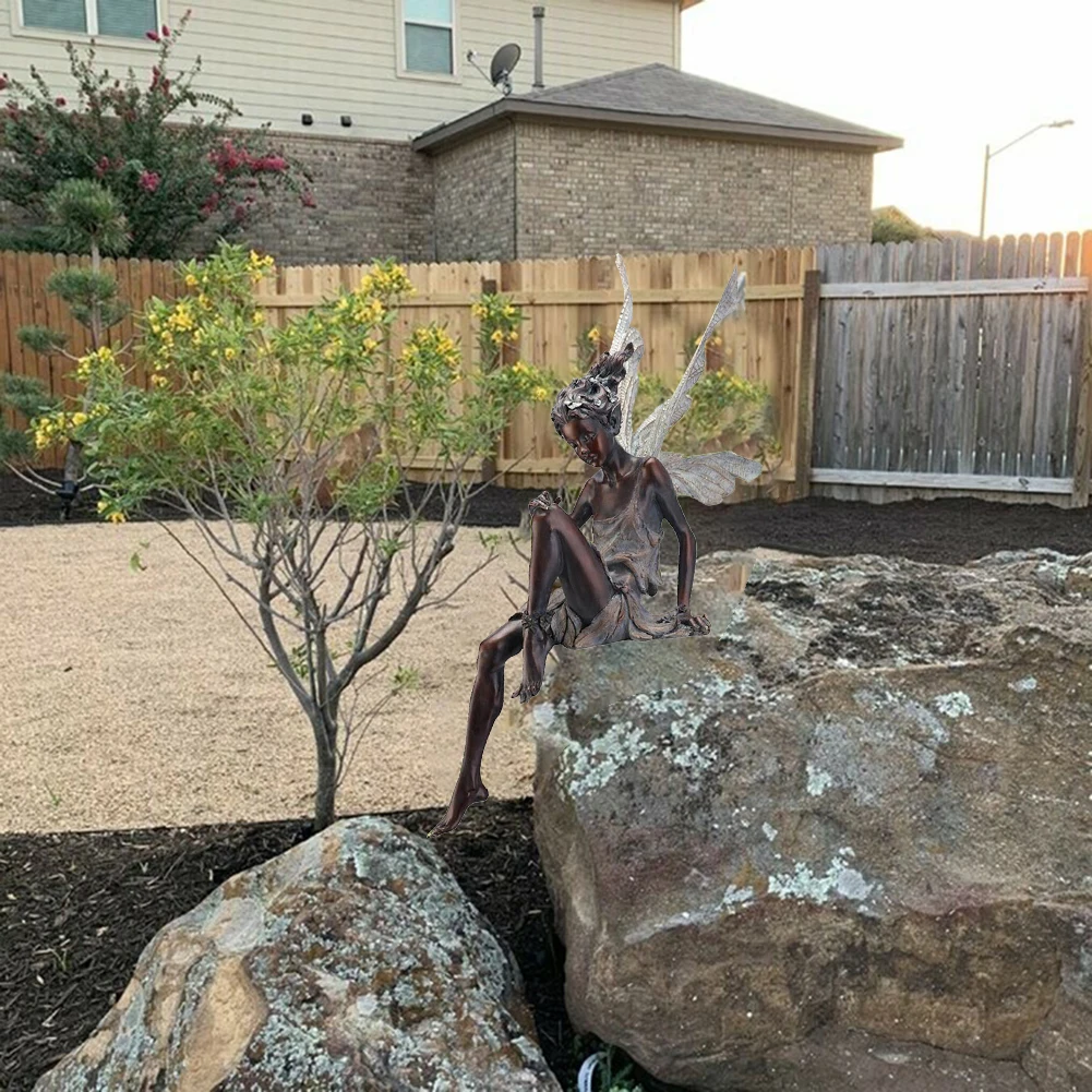 Tudor And Turek Sitting Fairy Statue Garden Ornament Resin Craft Landscaping Yard Decoration Home Garden Decoration Outdoor
Tudor And Turek Sitting Fairy Statue Garden Ornament Resin Craft Landscaping Yard Decoration Home Garden Decoration Outdoor
