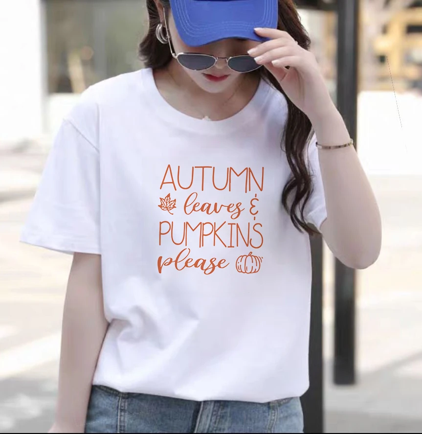 Women Fall Favorites Vintage Short Sleeve Tshirt Halloween Pumpkin Aesthetic Tees Harajuku Print Kawaii Cotton Tshirts
Women Fall Favorites Vintage Short Sleeve Tshirt Halloween Pumpkin Aesthetic Tees Harajuku Print Kawaii Cotton Tshirts