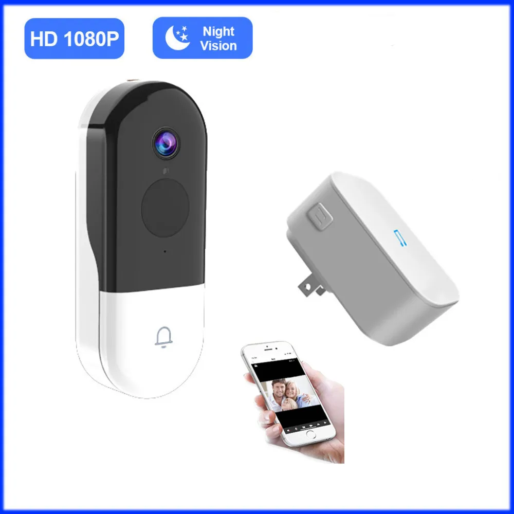 Видеодомофон с разрешением 1080p, Wi-Fi, ИК-подсветкой и функцией ночного видения
Видеодомофон с разрешением 1080p, Wi-Fi, ИК-подсветкой и функцией ночного видения