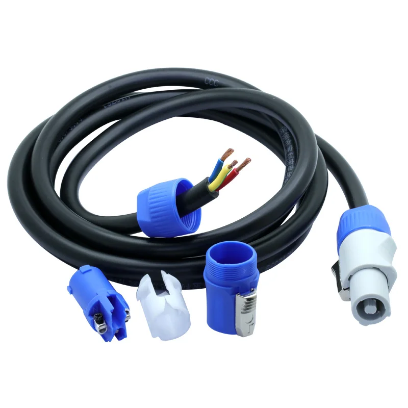 4pcs/lot 3.5M Powerconnector Extension Cable AC Power Plug Male to Male AC Power in/out RVVP 20A/250V for Amplifier Lighting
4pcs/lot 3.5M Powerconnector Extension Cable AC Power Plug Male to Male AC Power in/out RVVP 20A/250V for Amplifier Lighting