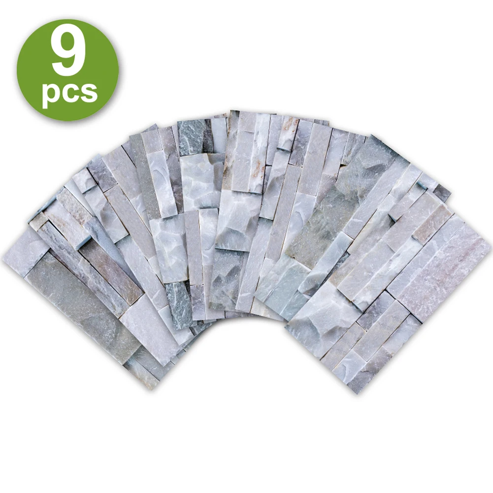 Light Gray Stone Brick Wall Stickers Retro Oil-proof Waterproof Tile Wallpaper For Kitchen Bathroom Ground Wall House Decoration
Light Gray Stone Brick Wall Stickers Retro Oil-proof Waterproof Tile Wallpaper For Kitchen Bathroom Ground Wall House Decoration