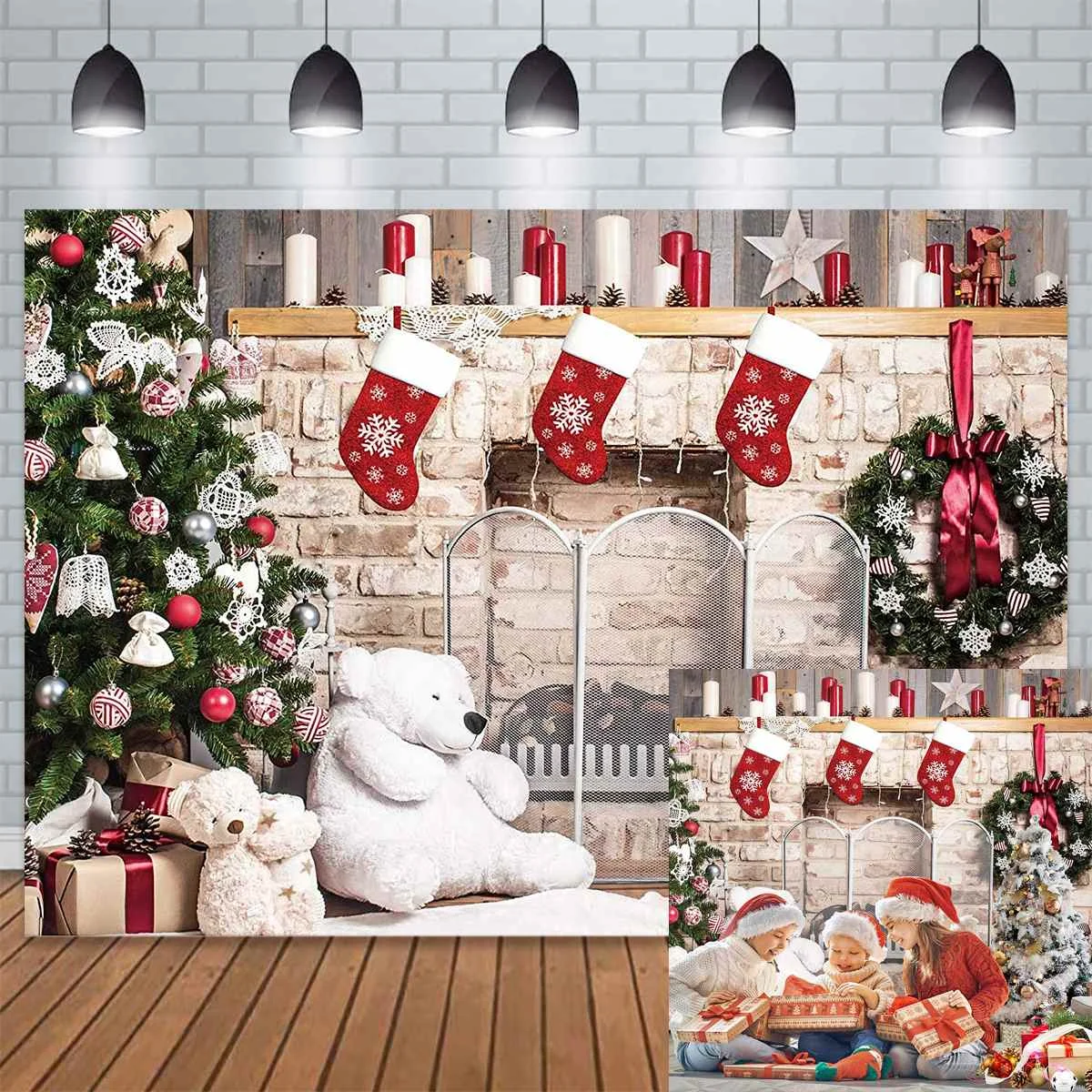 Christmas Backdrop Fireplace Tree Winter Window Interior Baby Birthday Photography Background For Photo Studio Photophone
Christmas Backdrop Fireplace Tree Winter Window Interior Baby Birthday Photography Background For Photo Studio Photophone