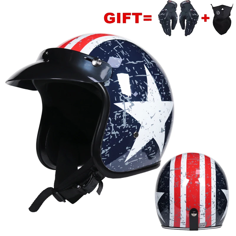 Motorcycle Helmet Open Face Vintage Retro Motorbike Cafe Racer Cascos Moto Casque Vespa Men Women Classic Quality Capacete
Motorcycle Helmet Open Face Vintage Retro Motorbike Cafe Racer Cascos Moto Casque Vespa Men Women Classic Quality Capacete