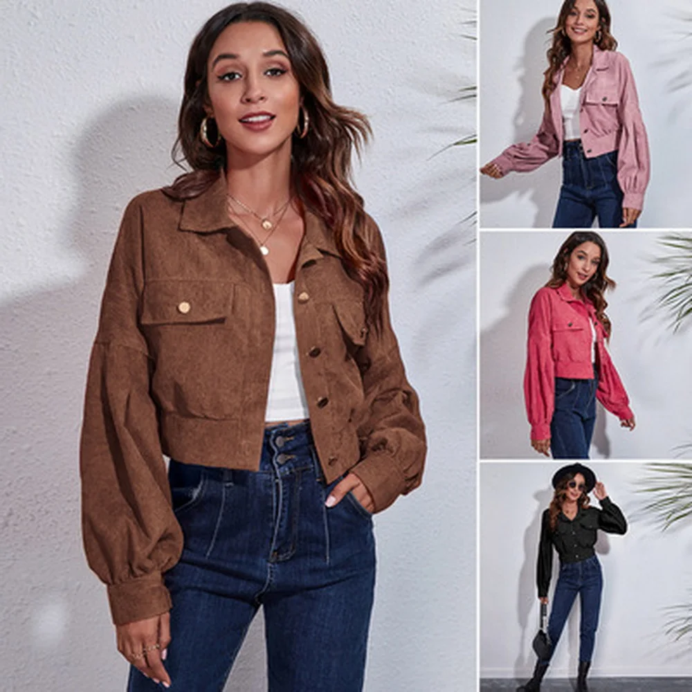 Traf za Women Corduroy Jacket Fall/Winter Long Sleeve Short Jacket Casual Sheines Tops Coat Veste femme Zarina jacquemusing
Traf za Women Corduroy Jacket Fall/Winter Long Sleeve Short Jacket Casual Sheines Tops Coat Veste femme Zarina jacquemusing