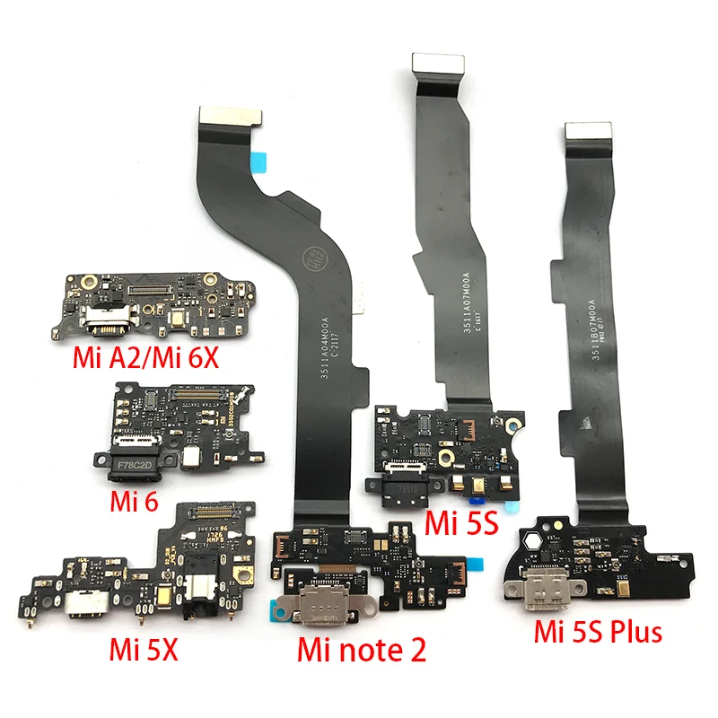 USB порт для зарядки док станции Штекерный разъем плата гибкий кабель Xiaomi Mi A1 A2 5 Mi5