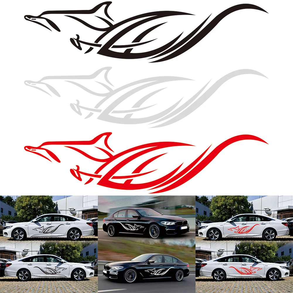 OLEVO 2pcs Dolphin Totem Car Sticker Car Body Racing Side Door Long Stripe Stickers Auto Vinyl Decal Car Stickers and Decals
OLEVO 2pcs Dolphin Totem Car Sticker Car Body Racing Side Door Long Stripe Stickers Auto Vinyl Decal Car Stickers and Decals