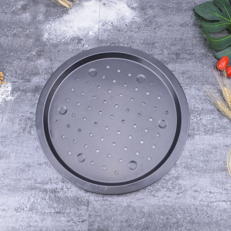 Non-Stick Perforated Pizza Tray Carbon Steel Perforated Baking Tray Non-Stick Disc With Hole Mold Baking Tray Baking Tools
Non-Stick Perforated Pizza Tray Carbon Steel Perforated Baking Tray Non-Stick Disc With Hole Mold Baking Tray Baking Tools