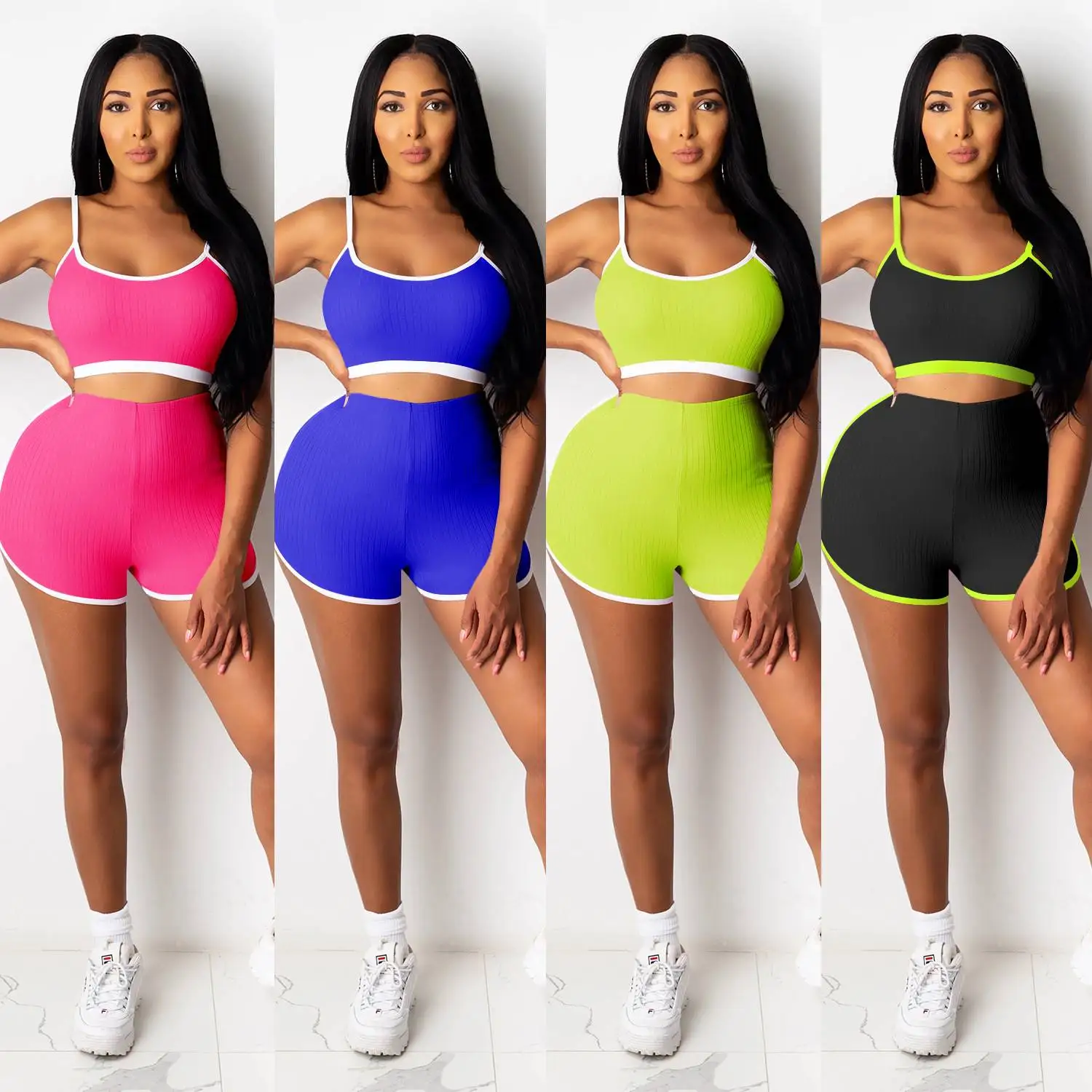 Adding Logo 2022 Women Summer Biker Shorts Sets Crop Top Outfits Tracksuit Joggers Pants Set
Adding Logo 2022 Women Summer Biker Shorts Sets Crop Top Outfits Tracksuit Joggers Pants Set
