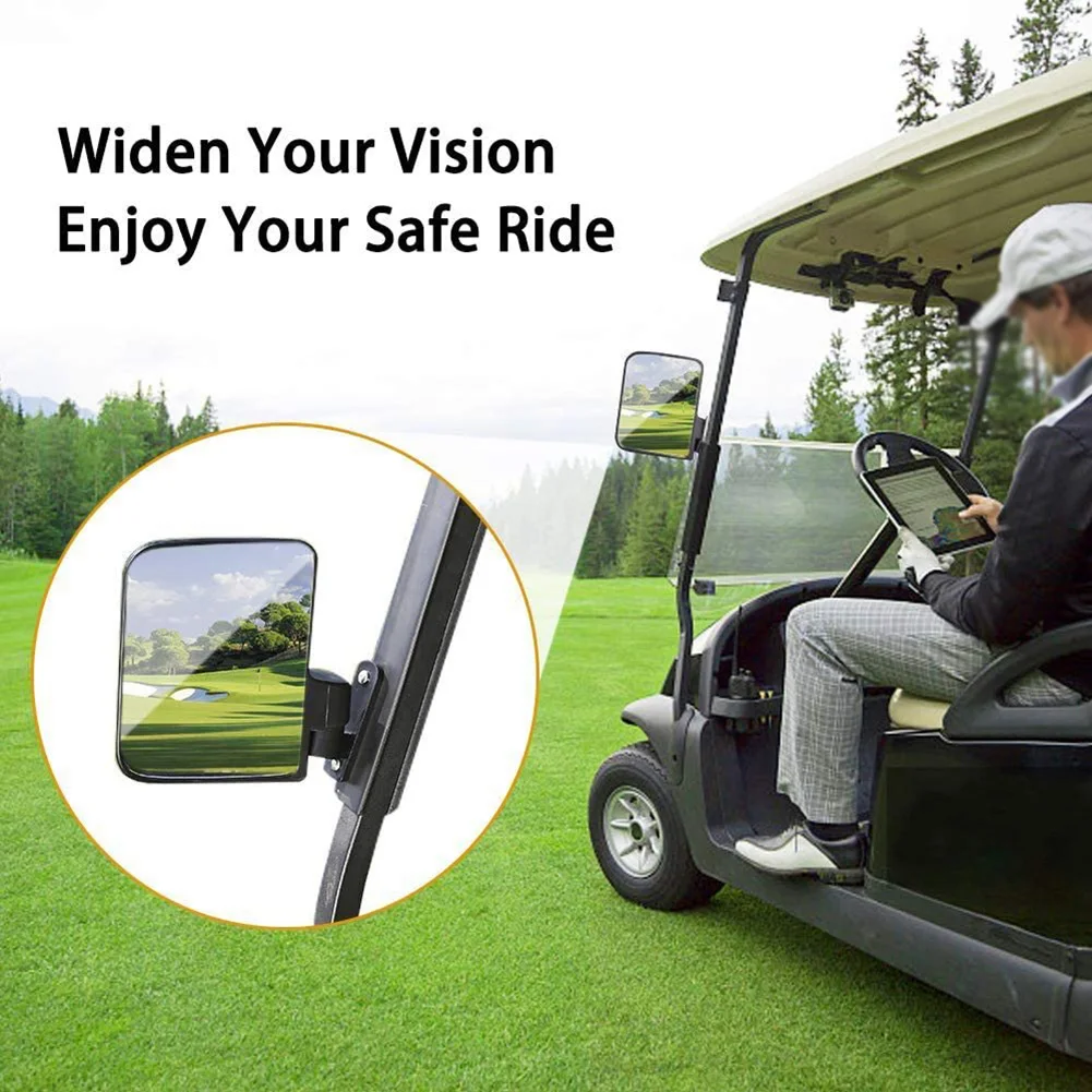 1 Pair Universal Golf Cart Rear Mirror Foldable View Side Club Car Mirrors Flexible Adjustable Angle Foldable Designed
1 Pair Universal Golf Cart Rear Mirror Foldable View Side Club Car Mirrors Flexible Adjustable Angle Foldable Designed