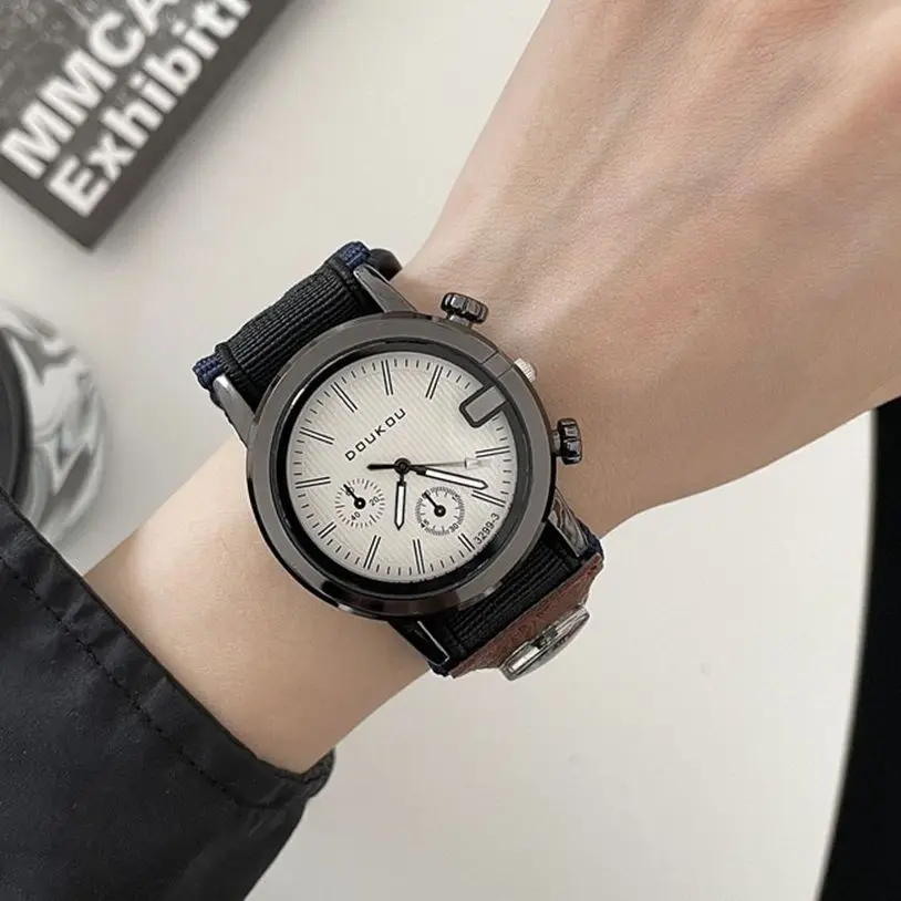 Часы наручные мужские кварцевые в ретро стиле, Модные Простые Спортивные Женские часы с большим круглым циферблатом, винтажные подарки 
Часы наручные мужские кварцевые в ретро стиле, Модные Простые Спортивные Женские часы с большим круглым циферблатом, винтажные подарки