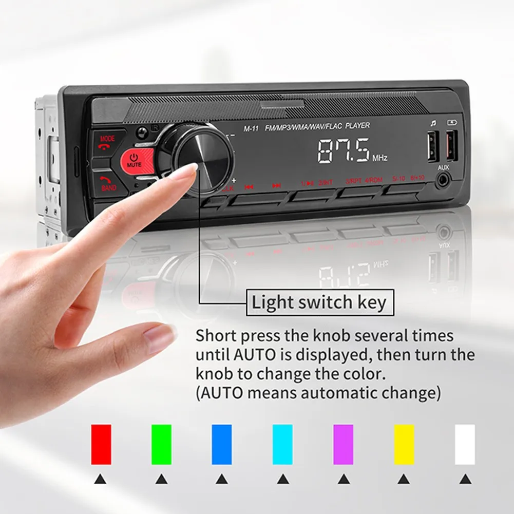 Автомагнитола 1 Din Стерео FM Aux вход приемник SD USB mp3-плеер мультимедийный Bluetooth AUX вход приемник Громкая связь Fm-радио
Автомагнитола 1 Din Стерео FM Aux вход приемник SD USB mp3-плеер мультимедийный Bluetooth AUX вход приемник Громкая связь Fm-радио