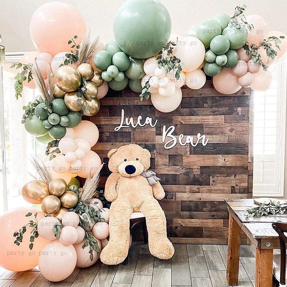102/120pcs Macaron Orange Retro Sage Green Balloons Garland Metal Gold Globo For Wedding Birthday Jungle Party Decor Baby Shower
102/120pcs Macaron Orange Retro Sage Green Balloons Garland Metal Gold Globo For Wedding Birthday Jungle Party Decor Baby Shower