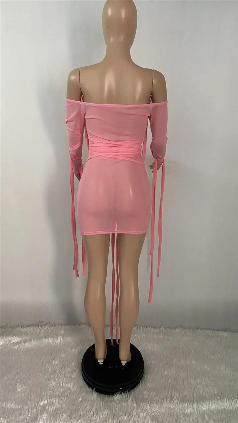 Women Sexy Summer Green Gray Short Dress See Through Backless Pencil Dresses Lace up Bodycon Mini Club Party Ladies
Women Sexy Summer Green Gray Short Dress See Through Backless Pencil Dresses Lace up Bodycon Mini Club Party Ladies