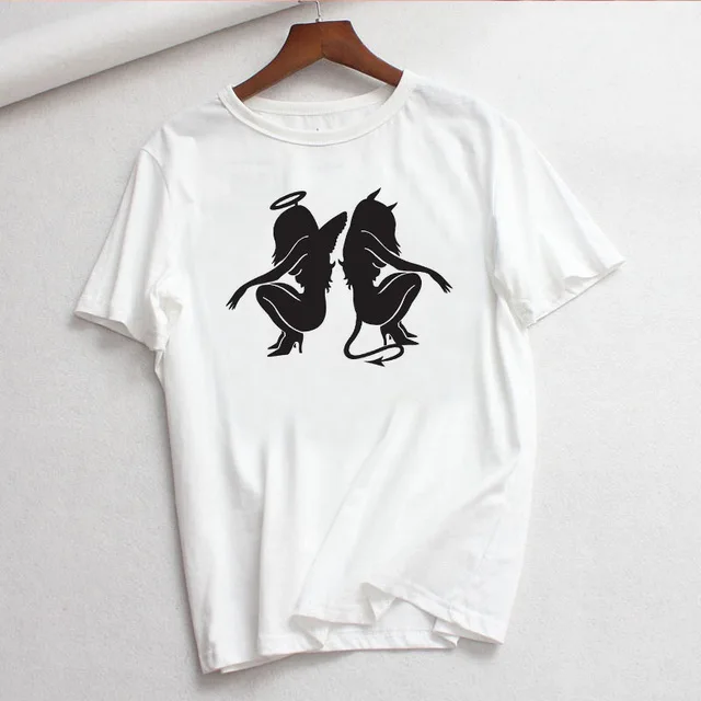 Summer White Female T-Shirt Top Women Clothes 3 Harajuku T Shirt Streetwear Evil Terrorist Print Tshirt Plus Size T-shirts Girl
Summer White Female T-Shirt Top Women Clothes 3 Harajuku T Shirt Streetwear Evil Terrorist Print Tshirt Plus Size T-shirts Girl