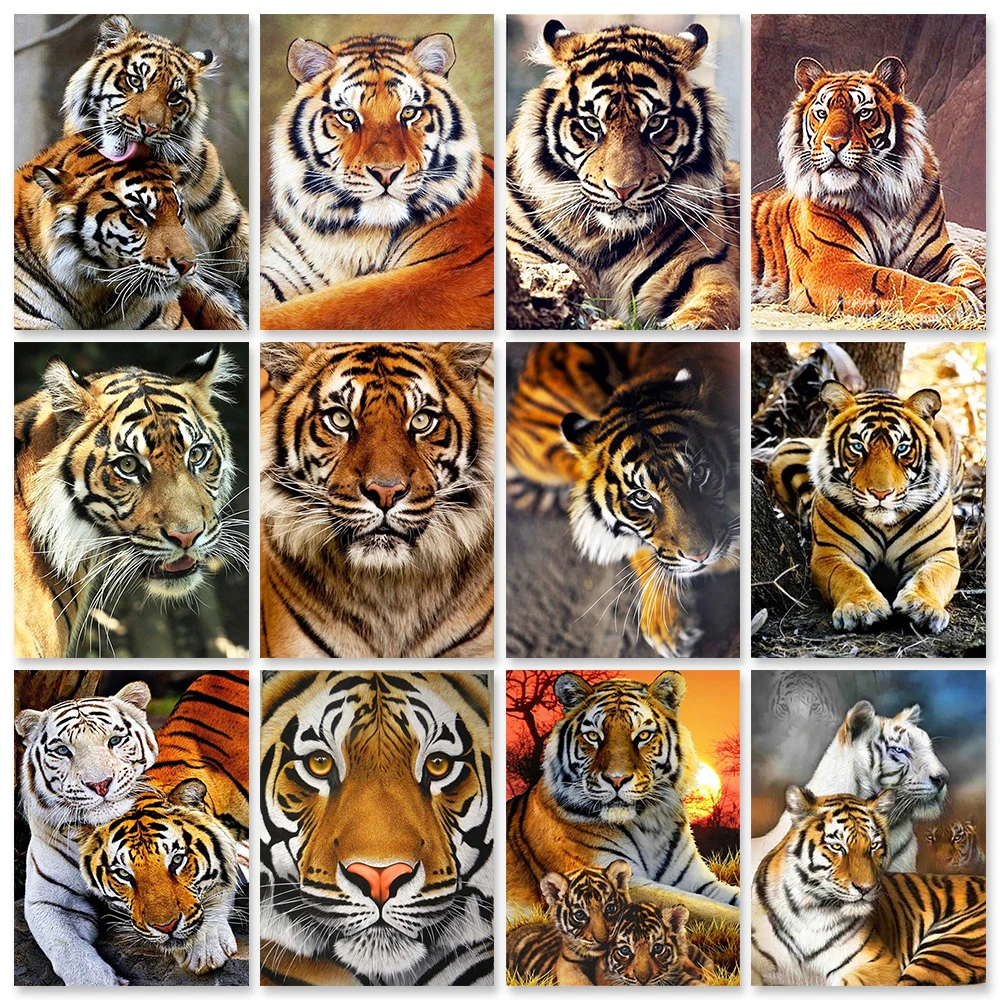ZOOYA 5D DIY Diamond Painting Tiger Full Square Diamond Embroidery Animals Rhinestone Picture Diamond Mosaic Home Decor Gift
ZOOYA 5D DIY Diamond Painting Tiger Full Square Diamond Embroidery Animals Rhinestone Picture Diamond Mosaic Home Decor Gift