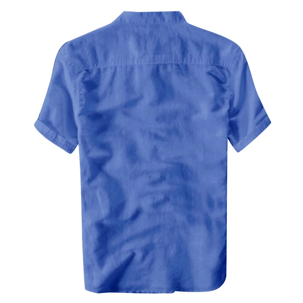 Men's Shirts Hawaiian Button Casual Cotton Linen Short Sleeve Shirt 2021 Summer Vacation Beach Men Clothing Camisas De Hombre
Men's Shirts Hawaiian Button Casual Cotton Linen Short Sleeve Shirt 2021 Summer Vacation Beach Men Clothing Camisas De Hombre