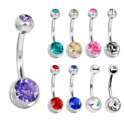 2021 Sexy Crystal Piercing Navel Medical Surgical Steel Rhinestone Bling Belly Button Rings Navel Piercing Ombligo Ball Nombril
2021 Sexy Crystal Piercing Navel Medical Surgical Steel Rhinestone Bling Belly Button Rings Navel Piercing Ombligo Ball Nombril