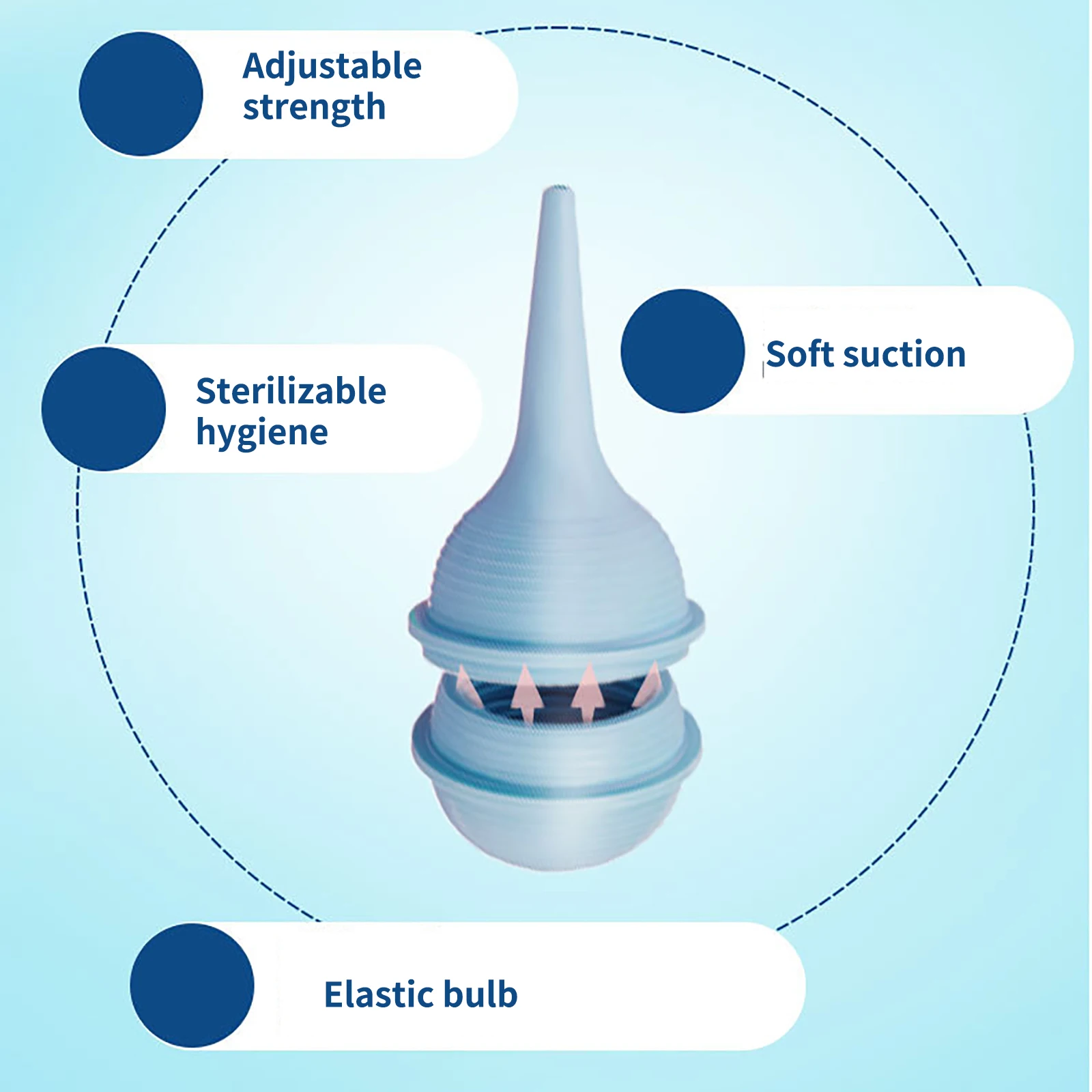 Infant Baby Nose Aspirator Toddler Nose Clean Infant Snot Vacuum Sucker Soft Tip Cleaner Care Kids Cleaner Sucker Suction Tool
Infant Baby Nose Aspirator Toddler Nose Clean Infant Snot Vacuum Sucker Soft Tip Cleaner Care Kids Cleaner Sucker Suction Tool