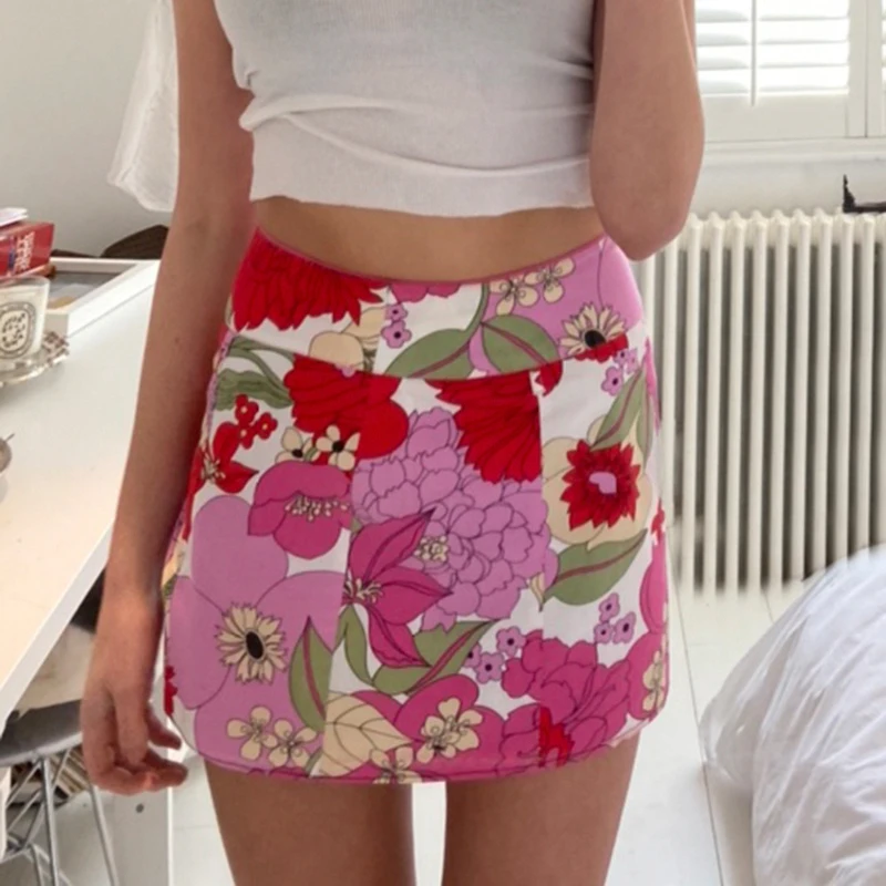 Rapcopter Floral Pencil Skirts y2k Aesthetic Mini Skirts Vintage High Waisted Cute Short Skirts Women Summer Korean Stytle Skirt
Rapcopter Floral Pencil Skirts y2k Aesthetic Mini Skirts Vintage High Waisted Cute Short Skirts Women Summer Korean Stytle Skirt