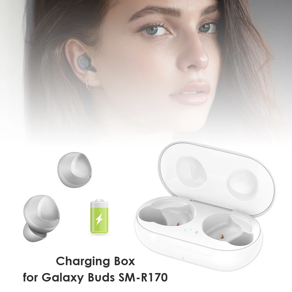 Сменный зарядный бокс для Samsung наушники вкладыши чехол подставка Galaxy Buds SM R170 Bluetooth