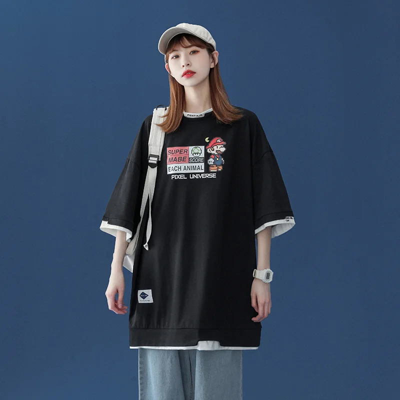 Женская футболка с мультяшным принтом, летняя повседневная футболка с коротким рукавом
Женская футболка с мультяшным принтом, летняя повседневная футболка с коротким рукавом