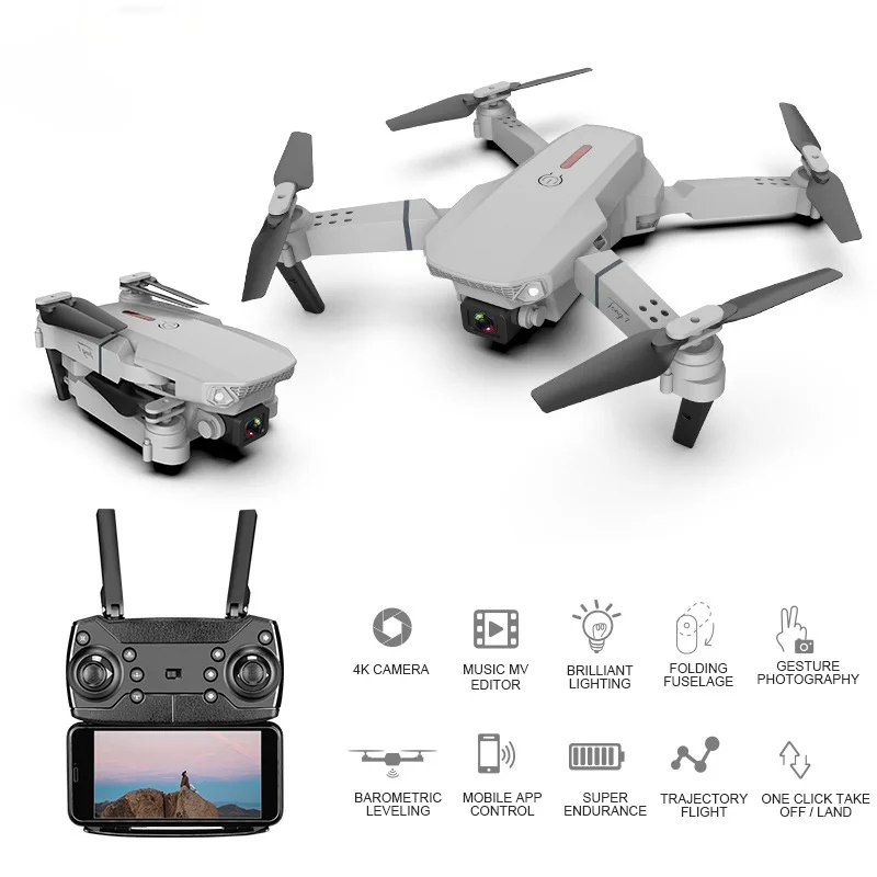RC Drone with HD Camera Airplane Foldable Helicopter Wireless Remote Control Mini Quadcopter Toy for Boy Child Gift 
RC Drone with HD Camera Airplane Foldable Helicopter Wireless Remote Control Mini Quadcopter Toy for Boy Child Gift